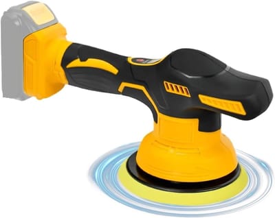 Draadloze polijstmachine - Excentrische buffer - Auto polijsten - 8 snelheden - 150 mm plaat - One Color