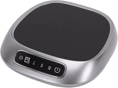 Koffieverwarmer - Verwarmingsplaat Mok - Dranken Warm Houden - Instelbare Temperatuur - 16 x 14 x 4 cm - Wit