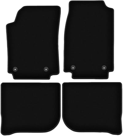 BASIC zwarte veloursmatten voor: Audi 100 C4 avant, stationwagen, sedan (1991-1994)