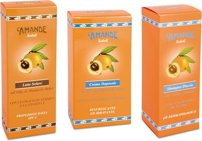 L'Amande Soleil Voordeelset - Zonnebrandmelk SPF 6 200 ml + Aftersun 150 ml + After Swim 250 ml