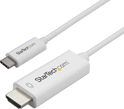 USB C to HDMI Adapter Startech CDP2HD1MWNL White 1 m