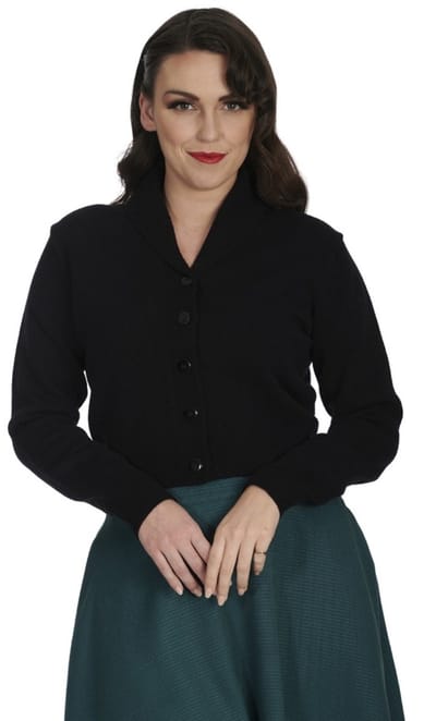 Banned - Violet Cardigan - 3XL - Zwart