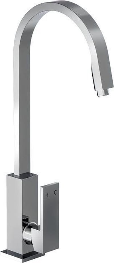 SCHÜTTE Tokyo Design Keukenkraan - Mengkraan - Hoge, Draaibare Uitloop - Zijdelingse Greep - Chroom