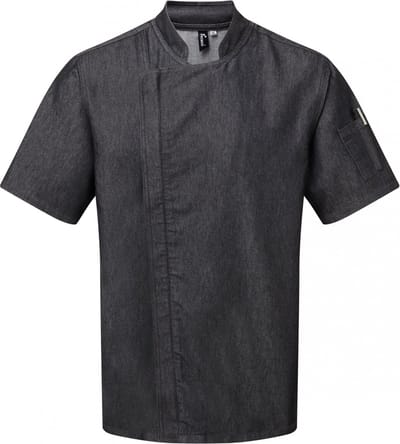 Schort/Tuniek/Werkblouse Unisex XXL Premier Black Denim 60% Katoen, 40% Polyester