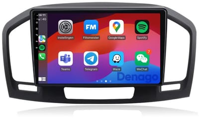 CarPlay autoradio geschikt voor Opel Insignia | 2009 t/m 2013 | Android 13 | 9 inch | Draadloos Apple CarPlay & Android Auto | 2GB + 32GB | QuadCore processor | Denago DNG-A279 | 2025 model | 2009 2010 2011 2012 2013 | Bluetooth & Wifi