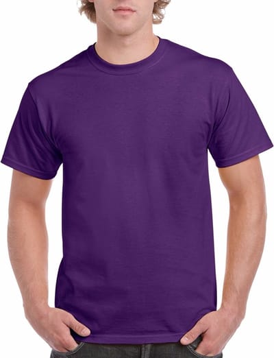 Paars katoenen shirt voor volwassenen M (38/50)