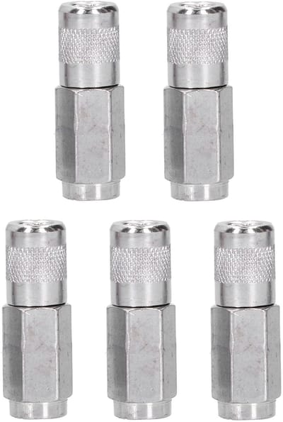 Dailygoods- Vetspuit Koppeling - 1/8" NPT - Quick Lock - Standaard Vetspuit - Platte Nozzle - Fitting Tip