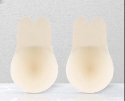 Strapless Plak Beha - Zelfklevende Siliconen BH - Nude - L