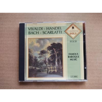 CD ANTONIO VIVALDI - GEORG FRIEDRICH H - Beroemde Barokmuziek CLG095 Classical Gold 1994 Nederland Klassiek Gebruikt