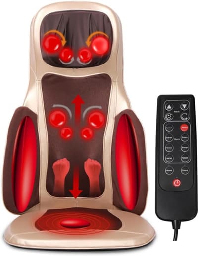 HEZIVO® Massage Stoel Shiatsu - Massage Stoel - Rugmassage en Nekmassage - Ontspanning