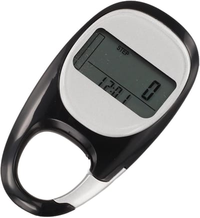 Digitale Stappenteller - Loopmeter Fitness - Actief Blijven - Groot LCD Display - Lichtgewicht - Zwart