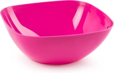 Plasticforte Serveerschaal/saladeschaal - D28 x H11 cm - kunststof - fuchsia roze - 4800 ml