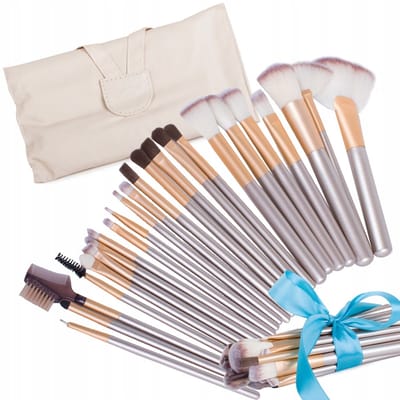 Hangzhou A Link Star Technology - Professionele Make-upkwasten Set - 24 Stuks - Synthetisch - Met Etui