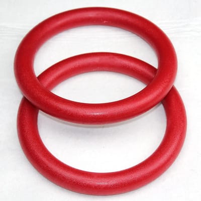 Fitness Ringen - Oefen Ringen - Kracht Training - Duurzaam ABS Materiaal - 28 mm Diameter - Groen