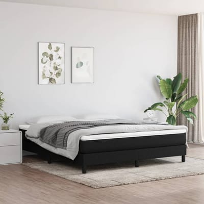 vidaXL - Pocketveringmatras - medium - 180x200x20 - cm - stof - zwart