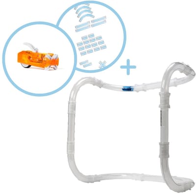 Zoom Tube, Speelgoed Racebaan - Voordeelset - Basis Pakket + Extra Auto + Uitbreidingsset - 3D Race Circuit - Racebaanset - 6M - Speelgoed Racebaan