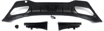 Bumper Diffuser Zwart - Passend voor BMW 8 Serie G16 840i/M850i M Sport (2019+), Achterbumper Diffuser Lip en Zwart Glans