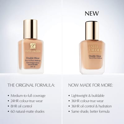 Estée Lauder Double Wear Travel Size Stay-in-Place Longwear Matte Foundation SPF 10, Vloeistof, Universele huid, 2N2, Buff, Mat, 15 ml