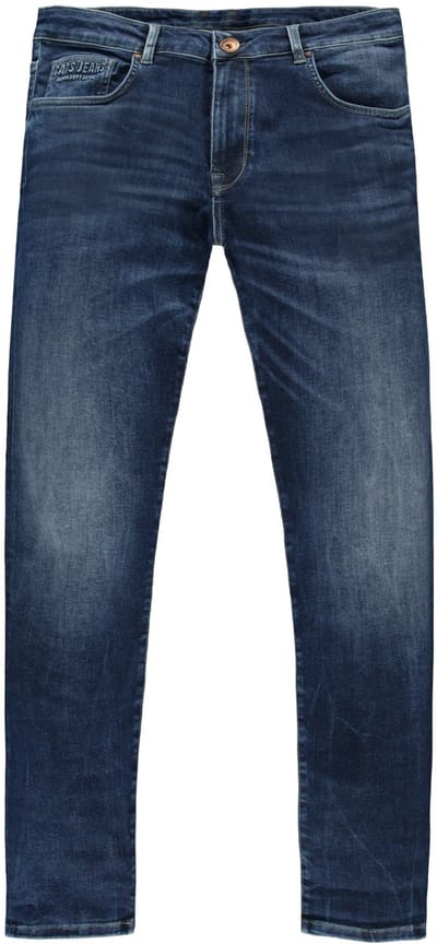 Cars blauwe heren jeans   Used washed wassing   Slim Fit   5-Pocket zakken   Knoop- en ritssluiting   Regular waist Blauw 29/32