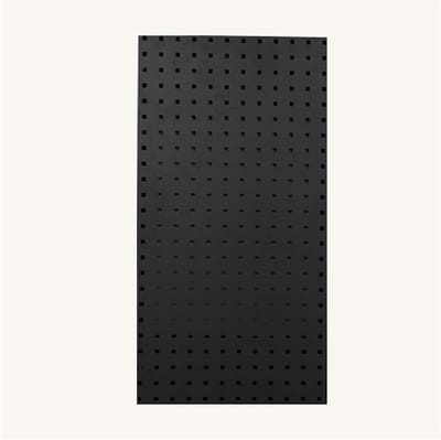 Opbergkast Wandmontage - Gatenwand Organizer - Gereedschap Opbergen - Koudgewalst Staal - 35x18 Inch - Zwart