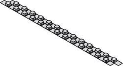 Uponor Tecto koppelstrook 1350x100mm lengte=1400mm, prijs=per lengte zwart