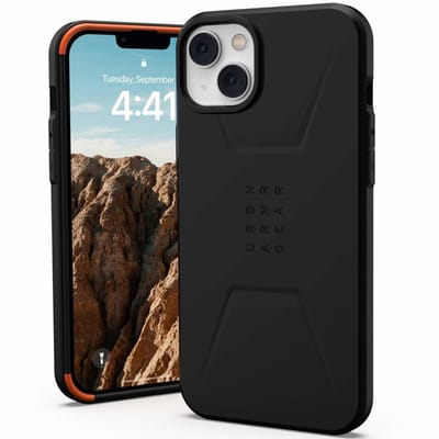 UAG - Civilian Mag Hoesje geschikt voor iPhone 14 Plus - zwart | zwart