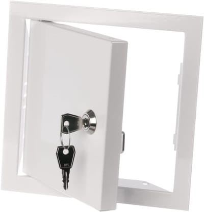 Metalen Revisiedeur 150x150mm met Slot - Inspectiedeur voor Toegang en Onderhoud