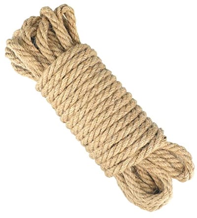 8mm Dikke Tuin Jute Touw - Sterk Hennep Touw voor Ambachten en Tuinieren - 10 m