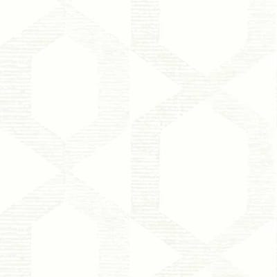 Flügger Fiona Vliesbehang 570631 - Six Senses - Infinity - Wit - 53cm x 10.05m