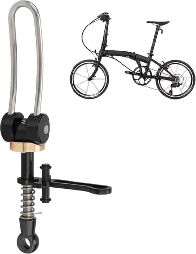 Zadelklem Fiets - Zadelpen Klem - Zadelhoogte Verstellen - Snelle Ontgrendeling - Standaard Maat - Zwart