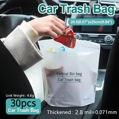 Autobagagezakken, Braakzakken, Afmeting 20,5 cm X 25 cm. Deze Tassen Zijn Geüpgraded en Versterkt voor Duurzaamheid gray