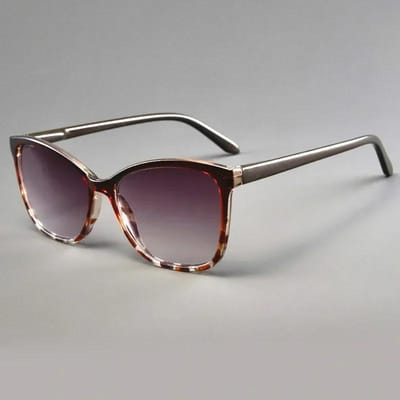 Trendy Grijs Glas Presbyopie Bril Mode Lees Zonnebril Groot Montuur Verziendheid Bril 0 Tot +4.0 voor Mannen Vrouwen 2.5 white