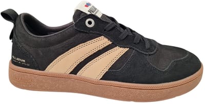 Palladium Pallacup Zwarte Nubuck Heren Sneakers - Zwart - 46