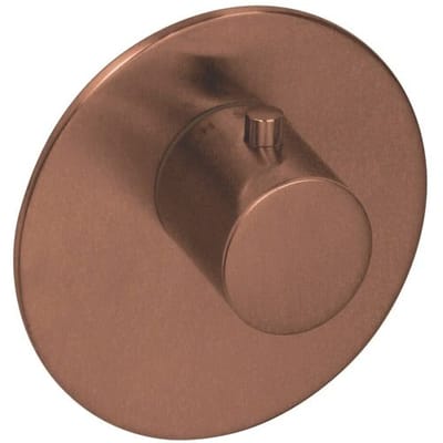 Herzbach DESIGN iX PVD LOGIC XL Vario colour set round for single thermostat module 21.500100.1.39