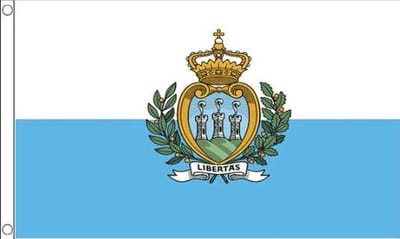 Vlag San Marino met wapen 90x150cm | Best Value