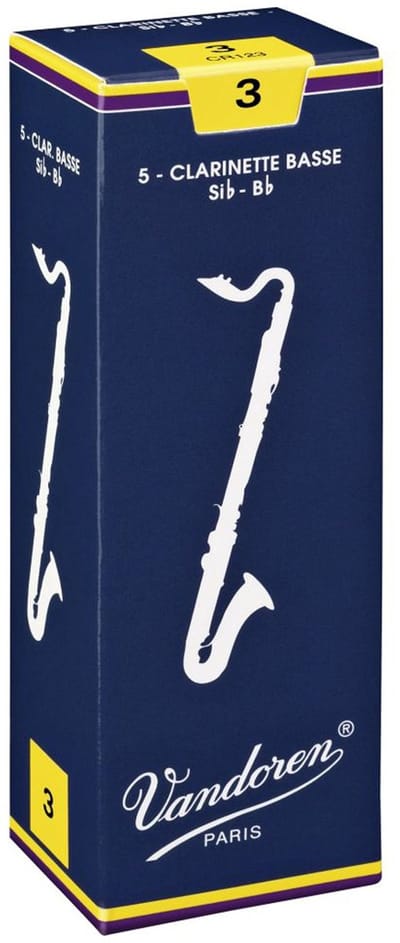 Vandoren Classic basklarinette 2 doos met 5 rieten - Riet voor bas klarinet (Frans)