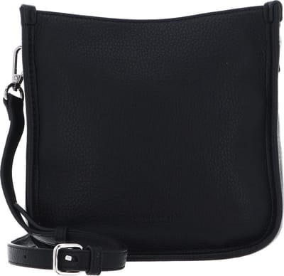 SEIDENFELT MANUFAKTUR Schoudertas Dale Crossbody Hobo Bag Black Zwart