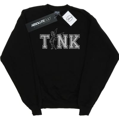 Disney Dames/Dames Tinker Bell Collegiate Tink Sweatshirt (Zwart)