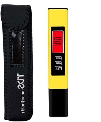 Waterhardheid Test Kit - Digitale Watertester - Waterkwaliteit Controleren - TDS EC Temperatuur - 14 cm - Wit