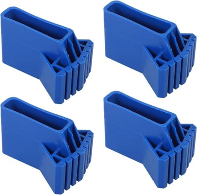 Ladder Voetjes - Steigerpootjes Anti-slip - Veilig Werken - Universele Pasvorm - 8.7 x 6 x 5.4 cm - Blauw