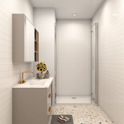 Douchedeur vouwdeur 80x185cm niche 6mm gehard glass easyclean glanzend chroom aluminium profiel