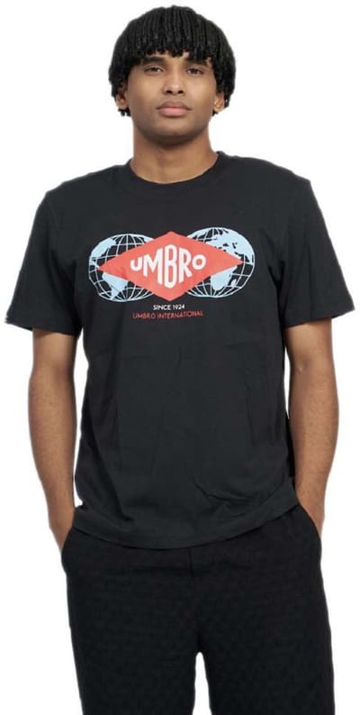 Umbro International T-shirt Met Korte Mouwen Zwart XL Man