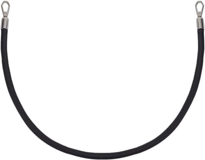 2-Pack 60.8 cm Zwarte PU Leren Schouderbanden Vervangingen met Metaal Knoop en Handtas Accessoires voor Creatief Gebruik