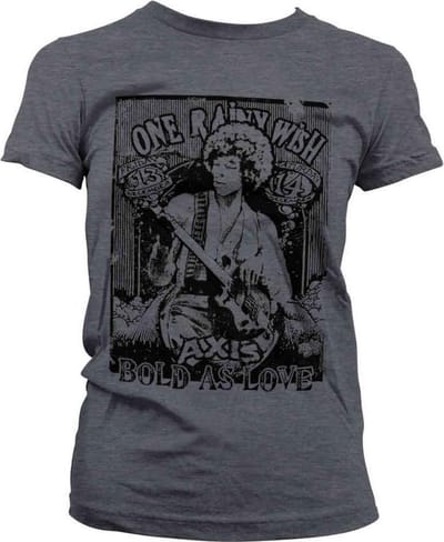 Jimi Hendrix Dames Tshirt -S- Bold As Love Grijs