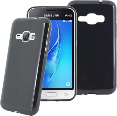 ebestStar - Hoes geschikt voor Samsung J1 2016 Galaxy J1 4G SM-J120F, Beschermhoes Siliconen Schokbestendig, Dun en Flexibel, Zwart
