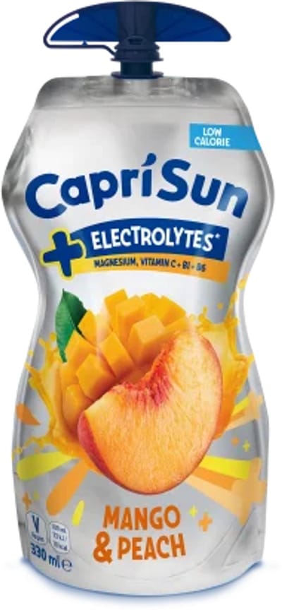 Capri-Sun Mango & Peach +Electrolytes (15x330ml)