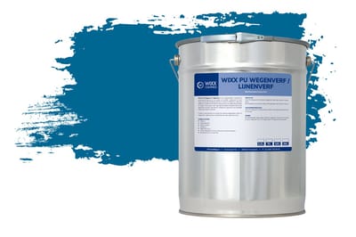 Wixx PU Wegenverf Lijnenverf - 20L - RAL 5017 | Verkeersblauw