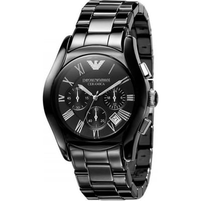 Emporio Armani Ceramica AR1401 Dames Horloge 38mm 5 ATM
