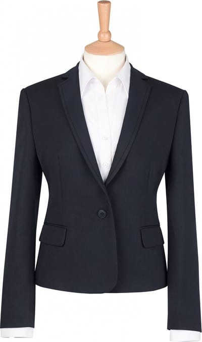 Brook Taverner Saturn Tailored Fit Jacket BT2255 - Black - 32 EU (4 UK)