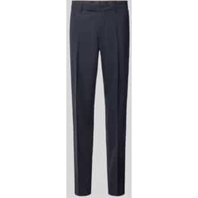 straight fit broek met persplooien model 'Totti'